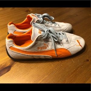 Puma Cat Speed Orange and Grey Size 10